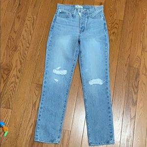 (25/30) NEW vintage straight jeans in light wash